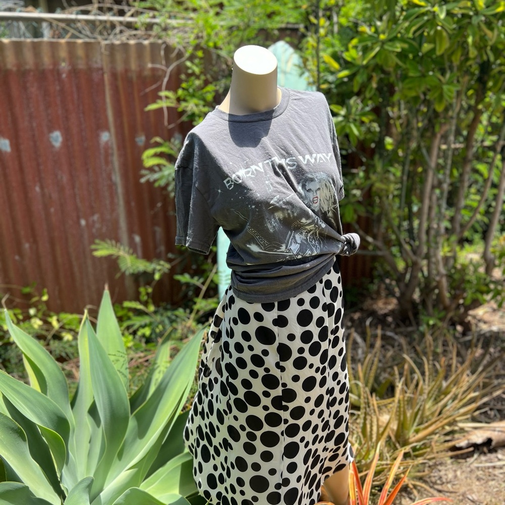 Vintage Kasper Polka Dot Skirt Y2K